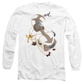 thumbnail image 1 of Trevco NICK568-AL-2 Avatar the Last Airbender & Hang On Appa-Long Sleeve Adult 18-1 T-Shirt, White - Medium, 1 of 1