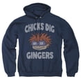 thumbnail image 1 of Trevco NICK748-AFTH-3 Rugrats & Chicks Dig Gingers-Adult Pull-Over Hoodie, Navy - Large, 1 of 1