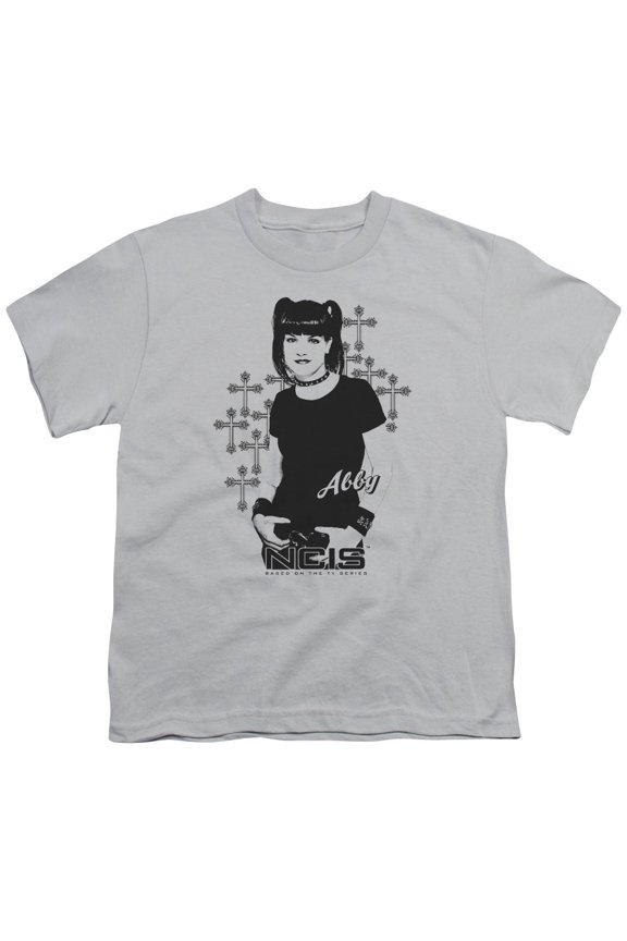 Ncis-Abby Sciuto - Short Sleeve Youth 18-1 Tee - Silver- Large