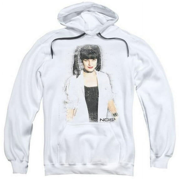 Trevco Ncis-Abby Skulls - Adult Pull-Over Hoodie - White- 3X