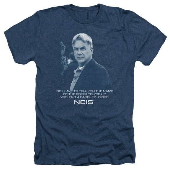 Trevco Ncis-Creek - Adult Heather Tee - Navy- Medium
