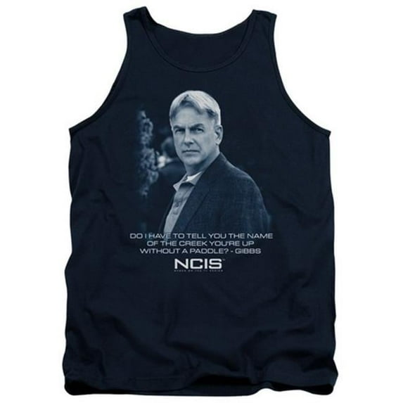 Trevco Ncis-Creek - Adult Tank Top - Navy- Extra Large