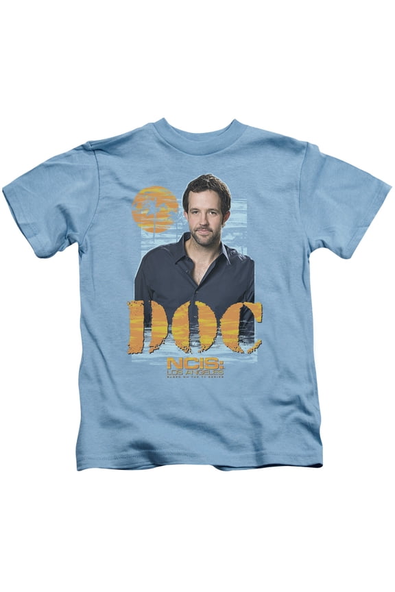 Ncis La-Doc - Short Sleeve Juvenile 18-1 Tee - Carolina Blue- Large 7
