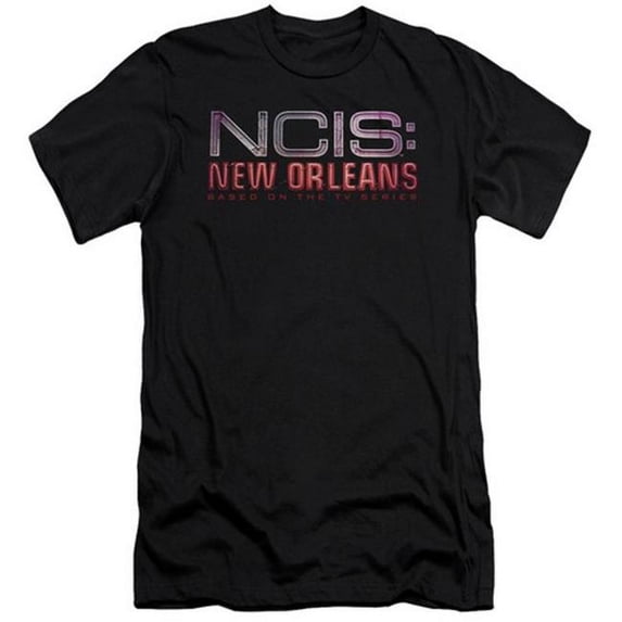 Trevco Ncis-New Orleans-Neon Sign - Short Sleeve Adult 30-1 Tee - Black- Medium