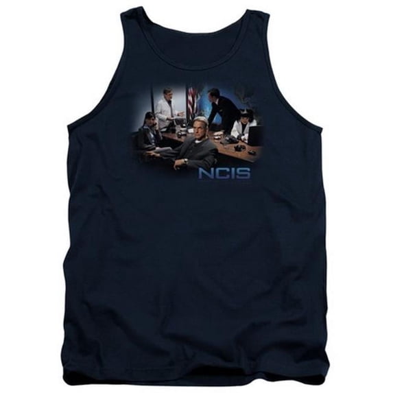 Trevco Ncis-Original Cast - Adult Tank Top - Navy- Small