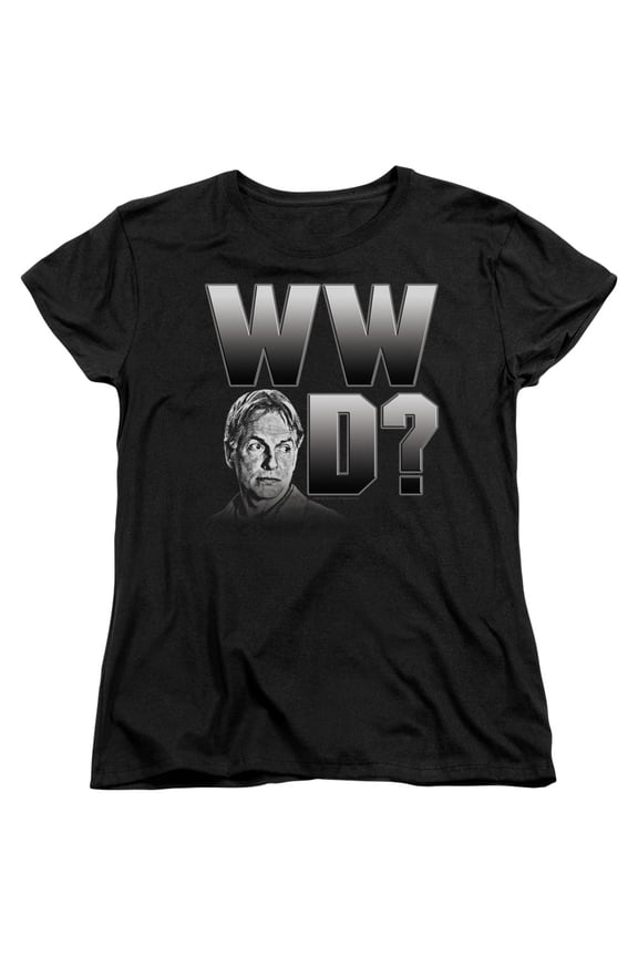 Ncis-What Would Gibbs Do - Short Sleeve Womens Tee - Black- Small