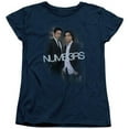 thumbnail image 1 of Trevco Numb3Rs-Don & Charlie - Short Sleeve Womens Tee - Navy- Medium, 1 of 1