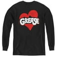 thumbnail image 1 of Trevco  PAR484-YL-4 Grease & Heart Youth Long Sleeve Tee Shirt - Black, Extra Large, 1 of 1