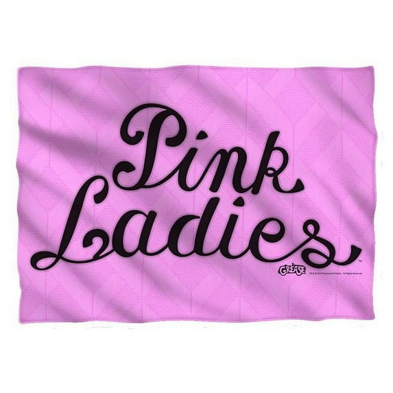 Trevco PAR565FB-PLO1-20x28 20 x 28 in. Grease & Pink Ladies Front & Back Print 100 Percent Pillow Case, White