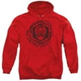 thumbnail image 1 of Trevco  PWR2410-AFTH-4 Power Rangers & Red Ranger Print Adult Pull-Over Hoodie, Red - Extra Large, 1 of 1