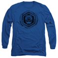 thumbnail image 1 of Trevco  PWR2411-AL-3 Power Rangers & Blue Ranger Print Adult Long Sleeve T-Shirt, Royal Blue - Large, 1 of 1