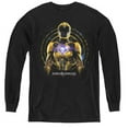 thumbnail image 1 of Trevco  PWR3013-YL-3 Power Rangers & Yellow Ranger Youth Long Sleeve Tee Shirt, Black - Large, 1 of 1