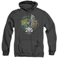 thumbnail image 1 of Trevco  PWR4015-AHH-1 Power Rangers & Green 25 Adult Heather Hoodie, Black - Small, 1 of 1