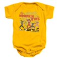 thumbnail image 1 of Trevco Power Rangers-Morphin Time Infant Snapsuit- Gold - Small 6 Months, 1 of 1