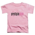 thumbnail image 1 of Trevco Pretty In Pink-Logo Short Sleeve Toddler Tee- Pink - Small 2T, 1 of 1