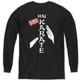 thumbnail image 1 of Trevco  RB101-YL-3 Hai Karate & Be Careful Youth Long Sleeve Tee Shirt, Black - Large, 1 of 1