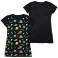 thumbnail image 1 of Trevco  Rick & Morty Opening Icons Short Sleeve Junior Poly Black Back T-Shirt, White - 2X, 1 of 1