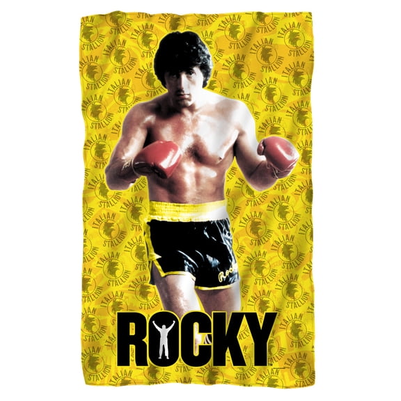 Trevco Rocky Stallion Stance Fleece Blanket (36x58)