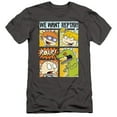 thumbnail image 1 of Trevco  Rugrats & We Want Reptar Comic Short Sleeve Adult 30-1 T-Shirt, Charcoal - Extra Large, 1 of 1