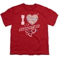 thumbnail image 1 of Trevco  SCC104-YT-1 Smarties & I Heart Smarties - Short Sleeve Youth 18-1 T-Shirt, Red - Small, 1 of 2