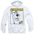 thumbnail image 1 of Trevco  SD132-AFTH-4 Scooby Doo & Scooby Square Adult Pull Over Hoodie, White - Extra Large, 1 of 1