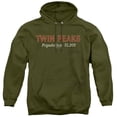 thumbnail image 1 of Trevco  SHO575B-AFTH-2 Twin Peaks & Population Adult Pull Over Hoodie, Military Green - Medium, 1 of 1