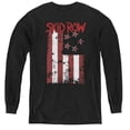 thumbnail image 1 of Trevco  SKDR103-YL-4 Skid Row & Flagged Youth Long Sleeve Tee Shirt, Black - Extra Large, 1 of 1