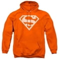 thumbnail image 1 of Trevco  SM1475B-AFTH-4 Superman Orange & White Shield Adult Pull Over Hoodie, Orange - Extra Large, 1 of 1