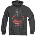 thumbnail image 1 of Trevco  SM1776-AHH-4 Superman & Heat Vision Charged Adult Heather Hoodie, Black - Extra Large, 1 of 1