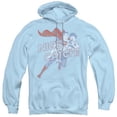 thumbnail image 1 of Trevco  SM2326-AFTH-3 Superman & Nice Catch Adult Pull Over Hoodie, Light Blue - Large, 1 of 1