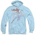 thumbnail image 1 of Trevco  SM2326-AFTH-6 Superman & Nice Catch Adult Pull Over Hoodie, Light Blue - 3X, 1 of 1