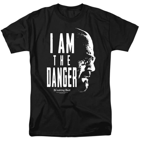 Trevco SONYT245-AT-1 Breaking Bad & The Danger Short Sleeve Adult 18-1 T-Shirt, Black - Small