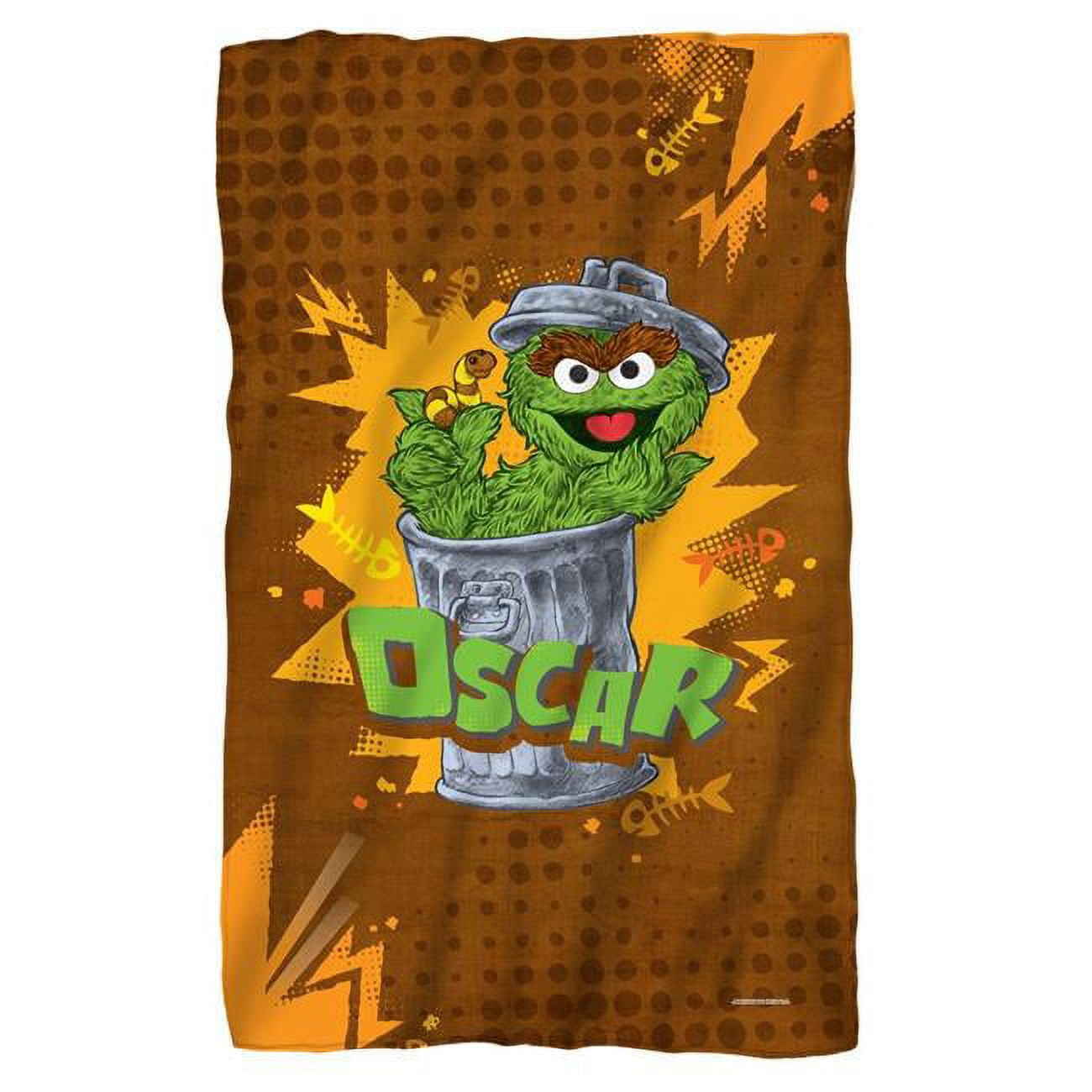 LOGOVISION Sesame Street Lightweight Baby Blanket, 30\"X40\", Psychedelic...