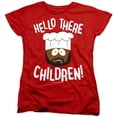 thumbnail image 1 of Trevco STHPK117-WT-1 South Park & Hello There Children Short Sleeve Women T-Shirt, Red - Small, 1 of 1