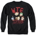 thumbnail image 1 of Trevco STHPK159-AS-1 South Park & WTF Ultimate Smackdown-Adult Crewneck Sweatshirt, Black - Small, 1 of 1