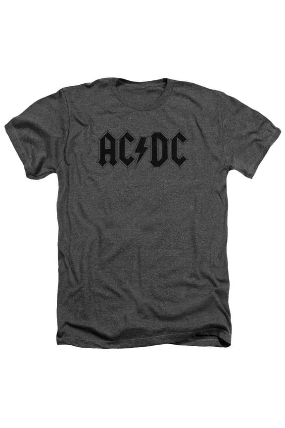 Men's AC/DC Worn Logo T-shirt XX-Large Charcoal