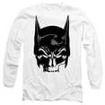 thumbnail image 1 of Trevco Sportswear BM3442-AL-1 Batman Skull On White Adult Long Sleeve T-Shirt, White - Small, 1 of 1