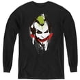 thumbnail image 1 of Trevco Sportswear BM3465-YL-4 Batman Joker Big Face Long Sleeve Youth T-Shirt, Black - Extra Large, 1 of 1