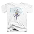 thumbnail image 1 of Trevco Sportswear BM3479-TT-2 Batman Joker Varsity On White Toddler Short Sleeve T-Shirt, White - Medium 3T, 1 of 1