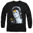 thumbnail image 1 of Trevco Sportswear BOWIE195-AL-6 David Bowie Golden Bowie Adult Long Sleeve T-Shirt, Black - 3X, 1 of 1