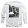 thumbnail image 1 of Trevco Sportswear UNI565-AL-3 Back to the Future II Einstein Adult Long Sleeve T-Shirt, White - Large, 1 of 2