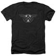 thumbnail image 1 of Trevco Sportswear BVS184-HA-5 Batman vs Superman Glow Emblem Adult Regular Fit Heather Short Sleeve T-Shirt, Charcoal - 2X, 1 of 1
