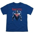 thumbnail image 1 of Trevco Sportswear BVS145-YT-4 Batman vs Superman Super Spray Youth Short Sleeve T-Shirt, Royal - Extra Large, 1 of 2