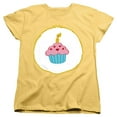 thumbnail image 1 of Trevco Sportswear CBR10028-WT-2 Care Bears Birthday Belly Womens Short Sleeve T-Shirt, Banana - Medium, 1 of 1