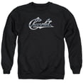 thumbnail image 1 of Trevco Sportswear CHV221-AS-6 Chevrolet Chrome Vintage Chevy Bowtie Adult Crewneck Sweatshirt, Black - 3X, 1 of 2