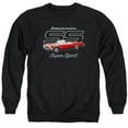 thumbnail image 1 of Trevco Sportswear CHV191-AS-5 Chevrolet Impala Ss Adult Crewneck Sweatshirt, Black - 2X, 1 of 2