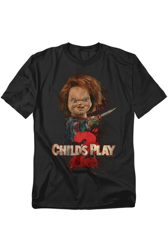 Childs Play 2 T-Shirt Heres Chucky Unisex Graphic Tee For Men & Women