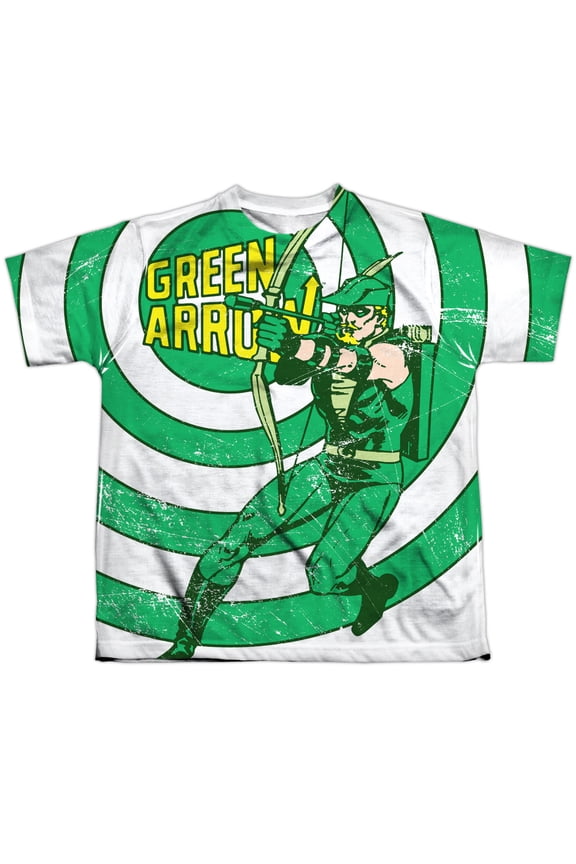 Sportswear DCO838-YTPP-4 DC Bullseye Youth Short Sleeve T-Shirt, White - Extra Large