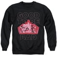 thumbnail image 1 of Trevco Sportswear DCSHG109-AS-4 DC Superhero Girls Good to Be Bad Adult Crewneck Sweatshirt, Black - Extra Large, 1 of 1