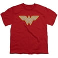 thumbnail image 1 of Trevco Sportswear DCO266J-YT-3 DC WW Logo Youth Short Sleeve T-Shirt, Red - Large, 1 of 2